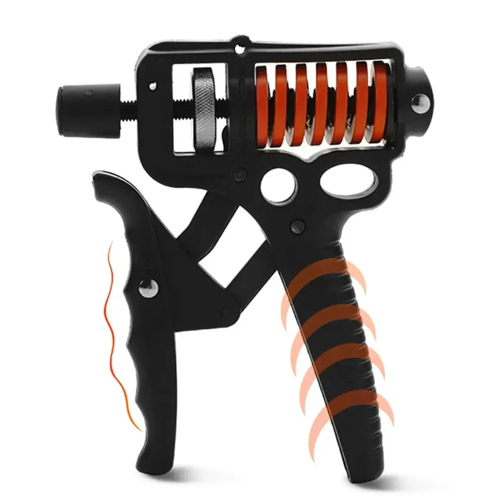 Adjustable 5-165kg Heavy Hand Grip Strengthener - Finger Expander for Arm, Wrist, and Forearm Training