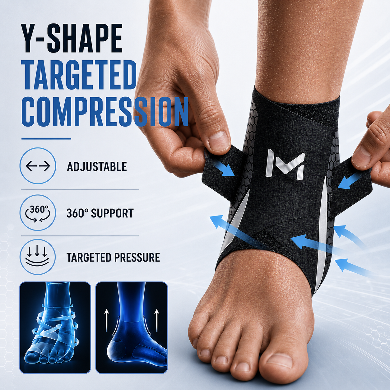 Adjustable Ankle Support Sleeve