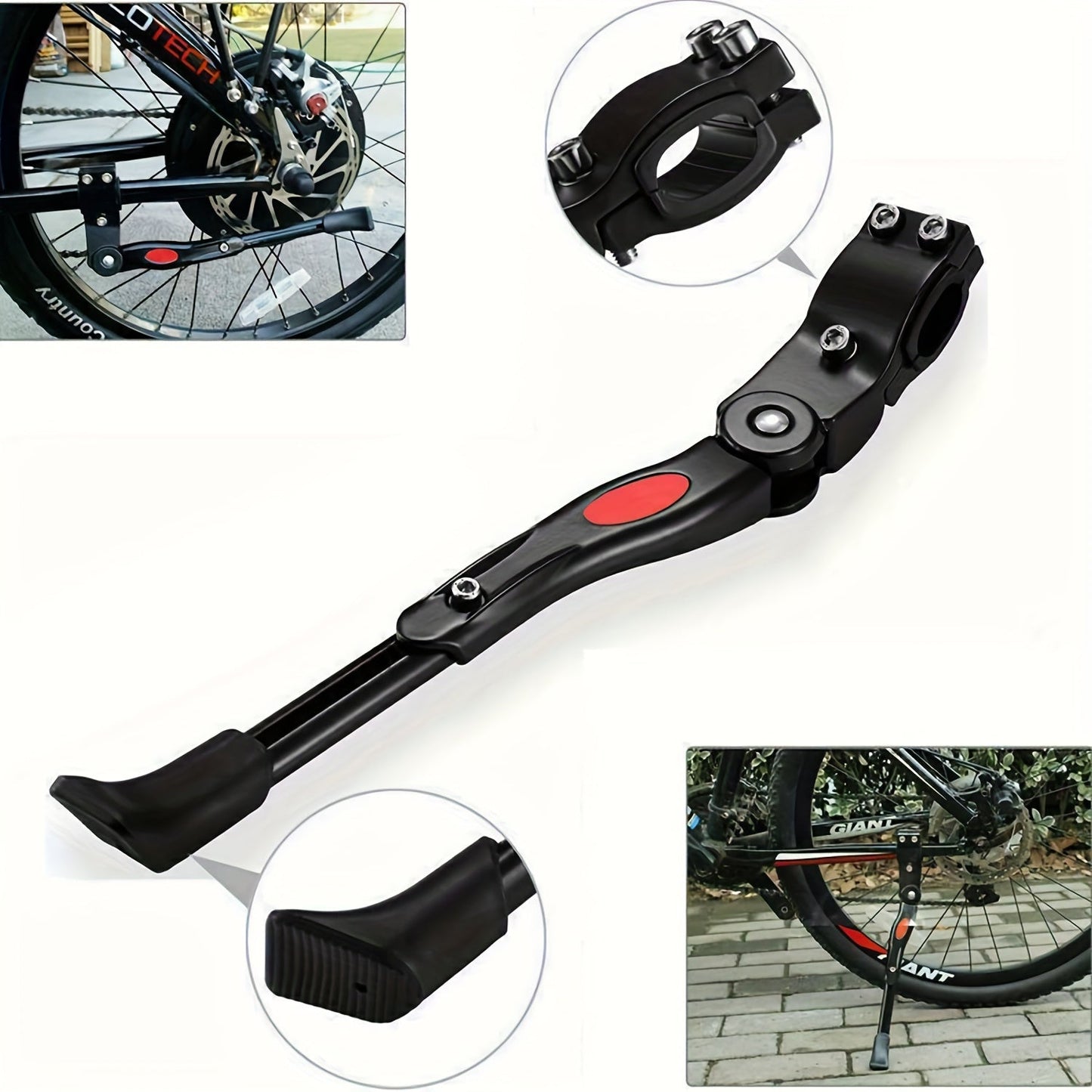 Adjustable Bicycle Stand - Sturdy Side Kickstand for Bicycles