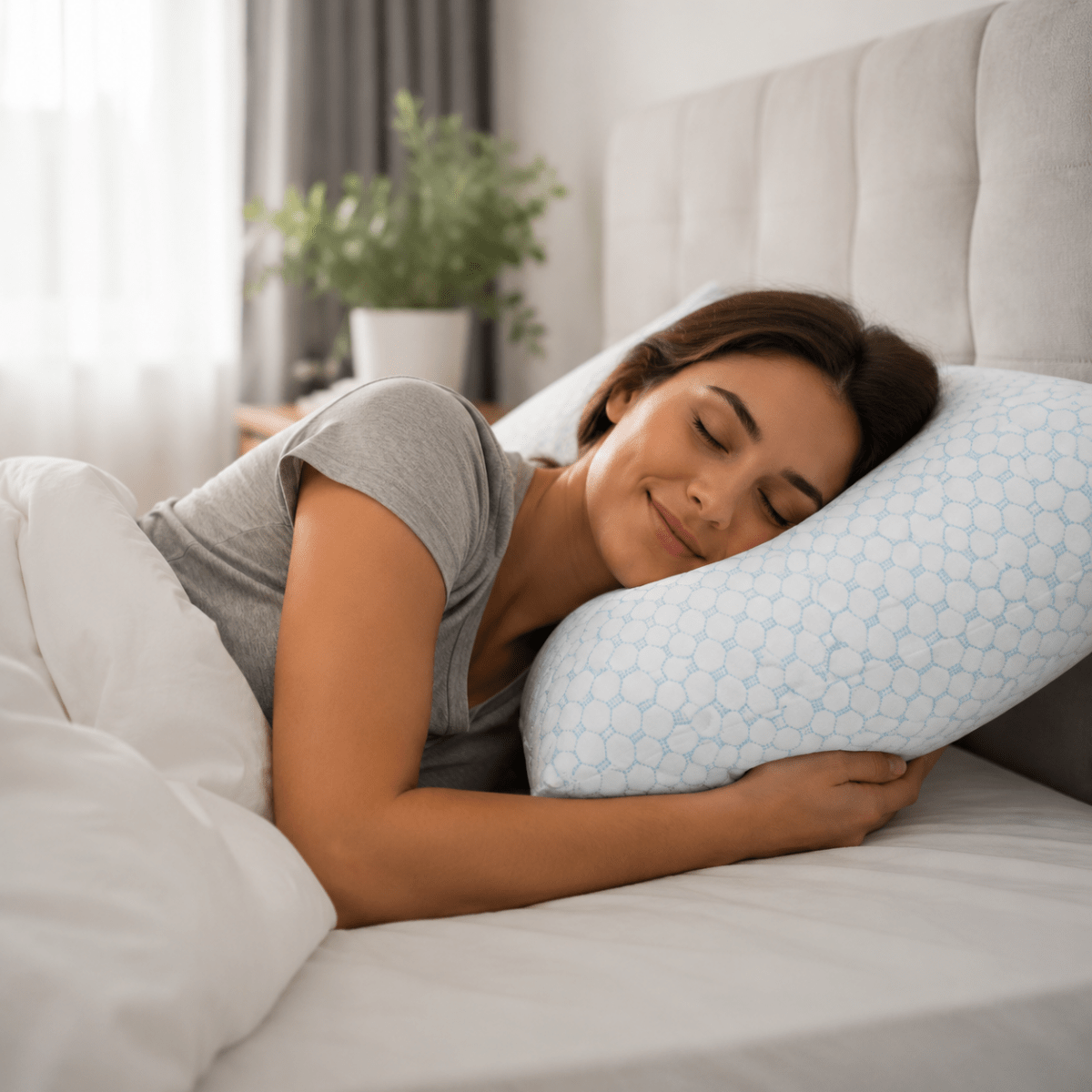 Adjustable Cooling Sleep Pillow for Individual Comfort