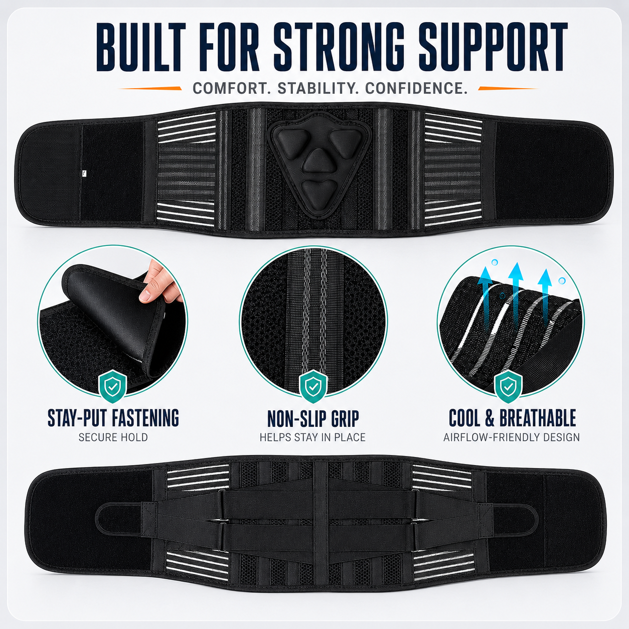 Adjustable Lumbar Support Belt