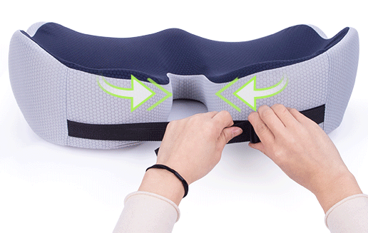 Adjustable Memory Foam Sit Bone Relief Cushion - Ergonomic Comfort