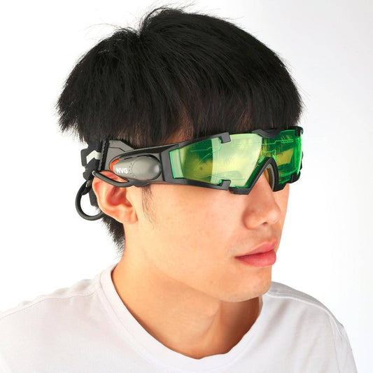 Adjustable Night Vision Goggles with Flip-Out Lights