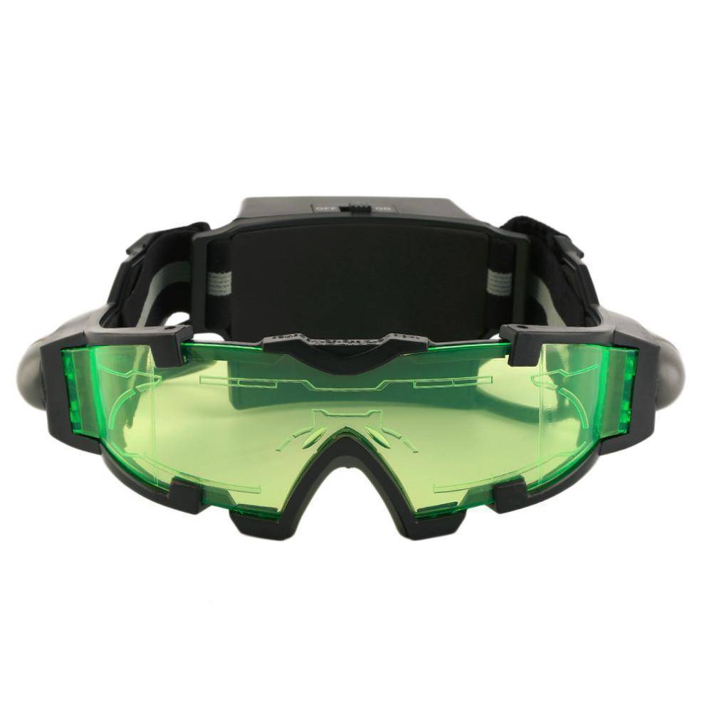 Adjustable Night Vision Goggles with Flip-Out Lights