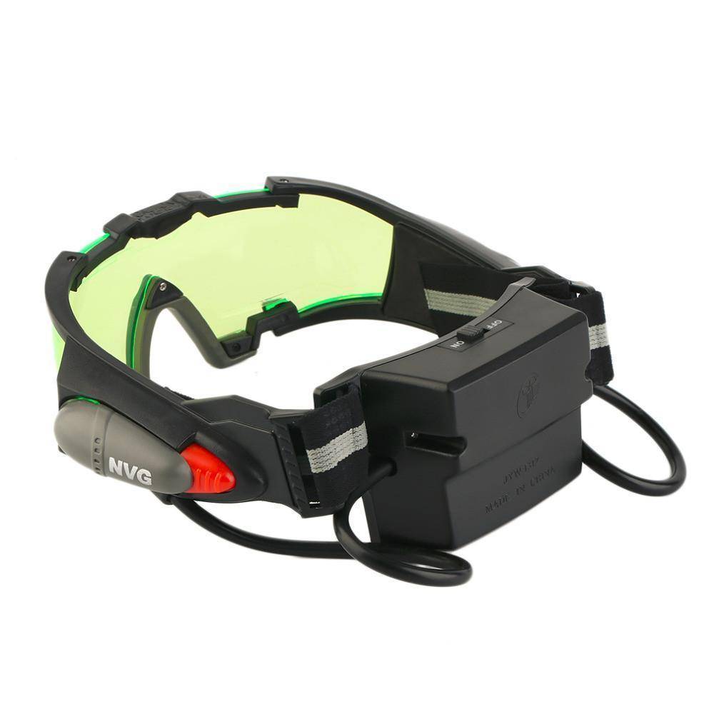 Adjustable Night Vision Goggles with Flip-Out Lights