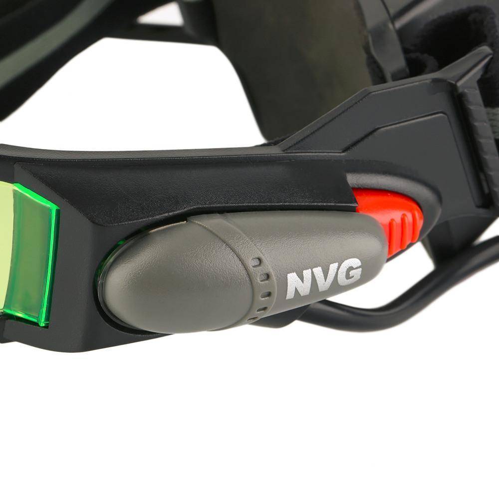 Adjustable Night Vision Goggles with Flip-Out Lights