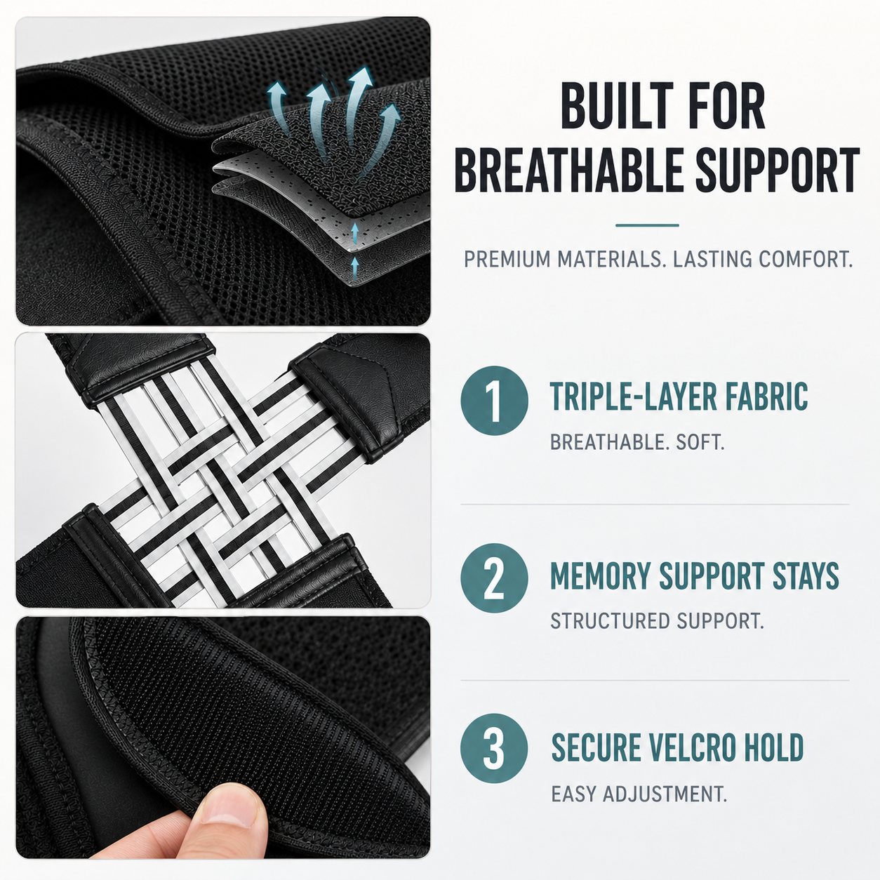 Adjustable Posture Support Brace