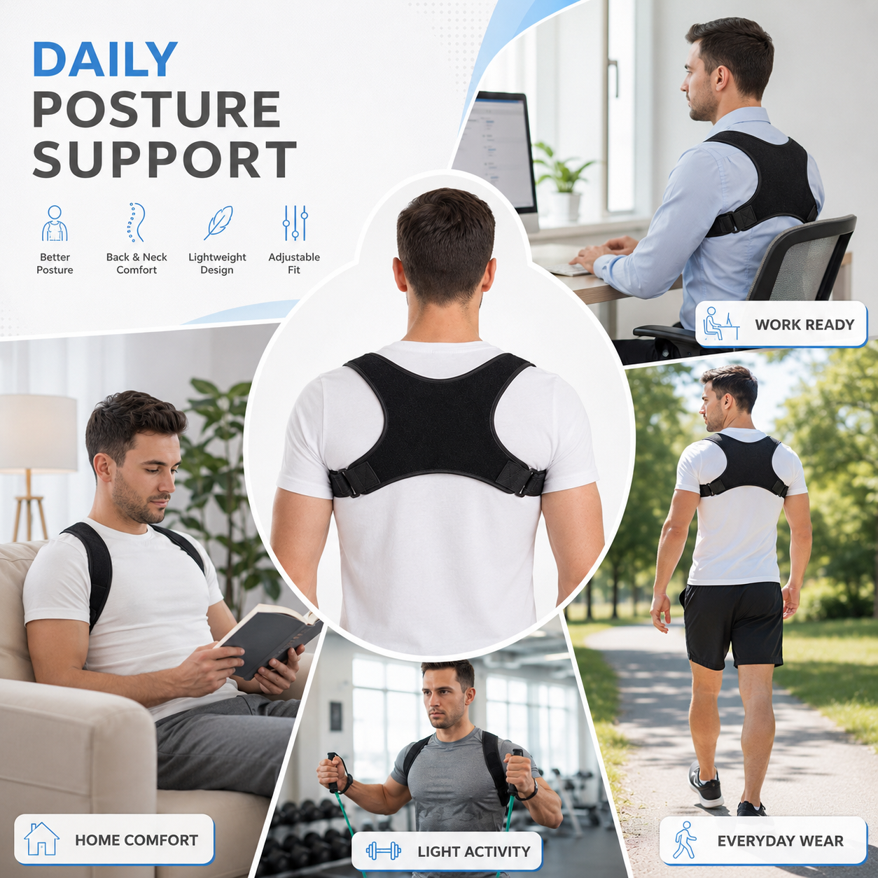 Adjustable Shoulder Posture Brace