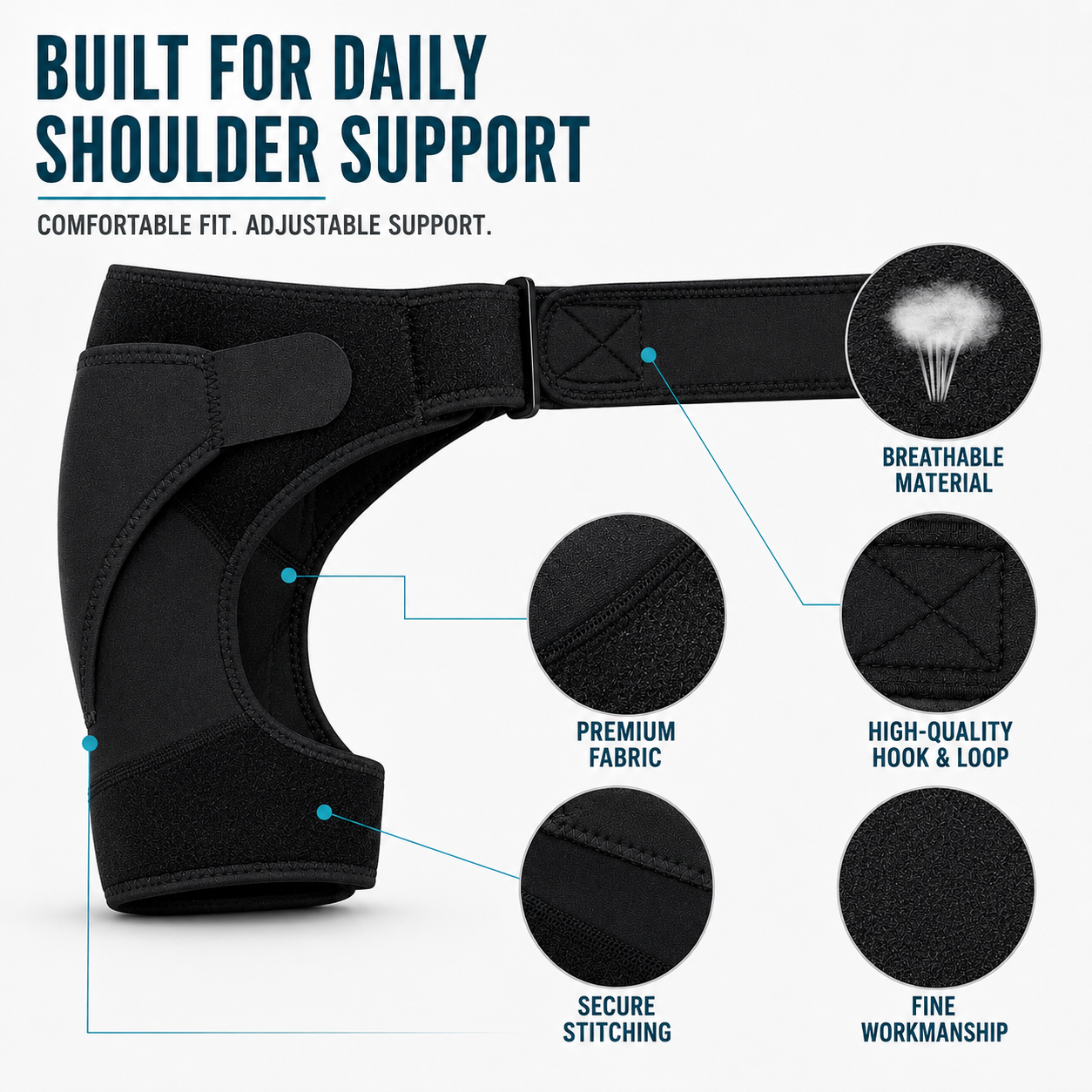 Adjustable Shoulder Support Wrap