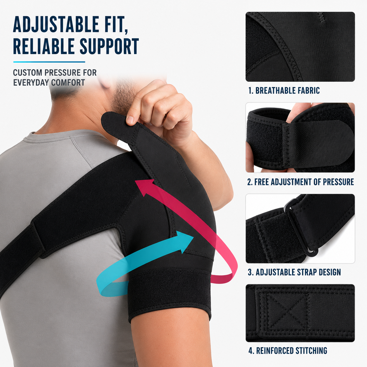 Adjustable Shoulder Support Wrap