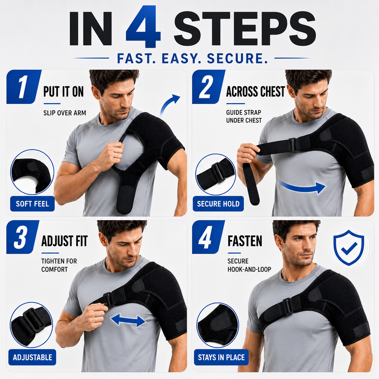 Adjustable Shoulder Support Wrap