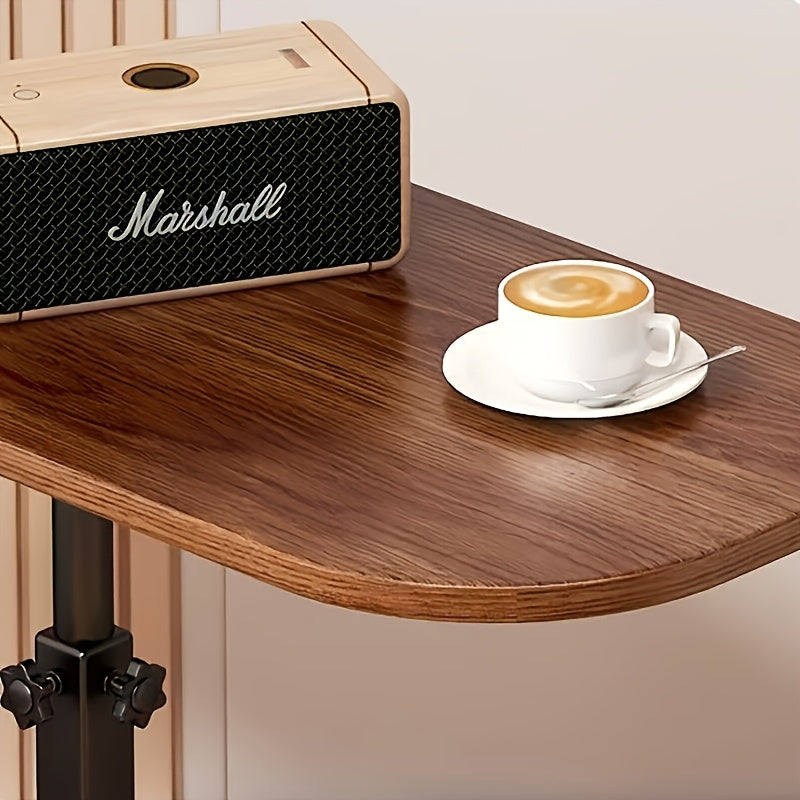 Adjustable Side Table with Rectangular Top – Modern Metal Frame – Adjustable Height – Space-Saving Design