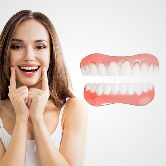 Adjustable Silicone Denture Set for a Natural Smile