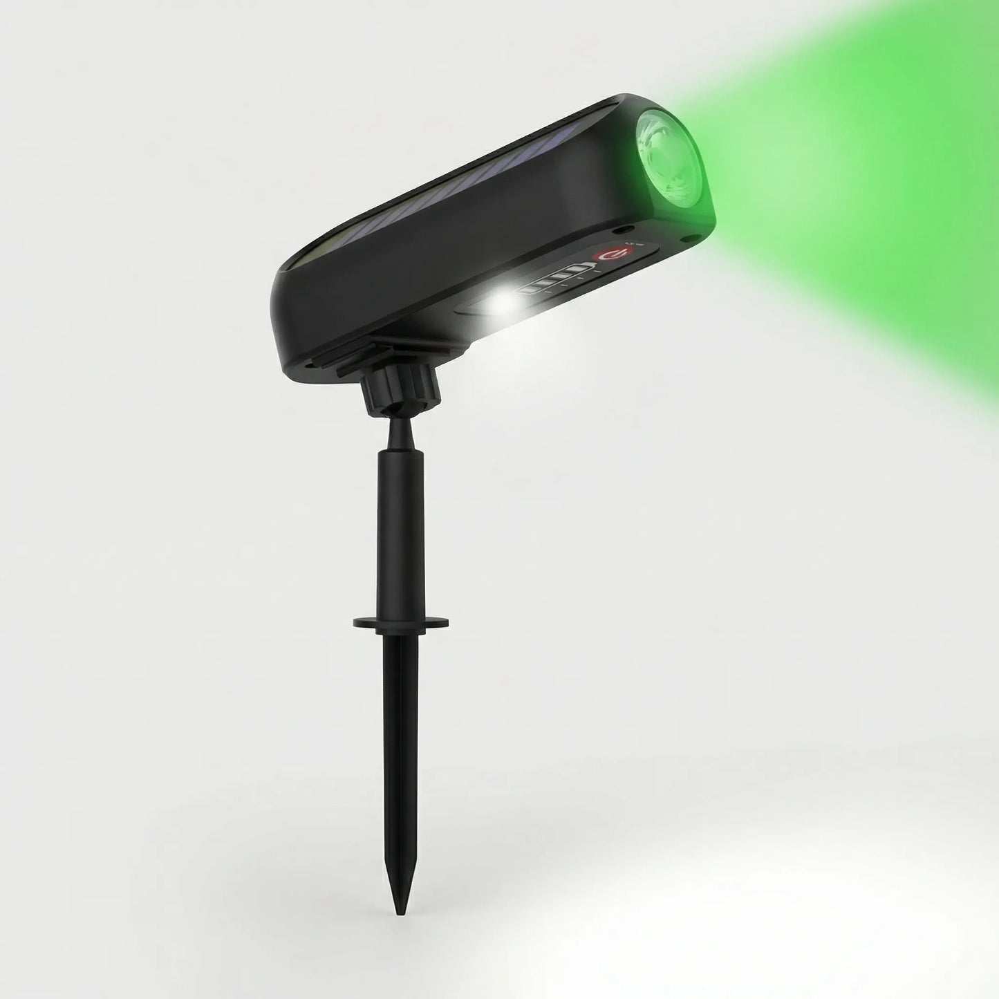 Adjustable Solar-Powered Outdoor Spotlight