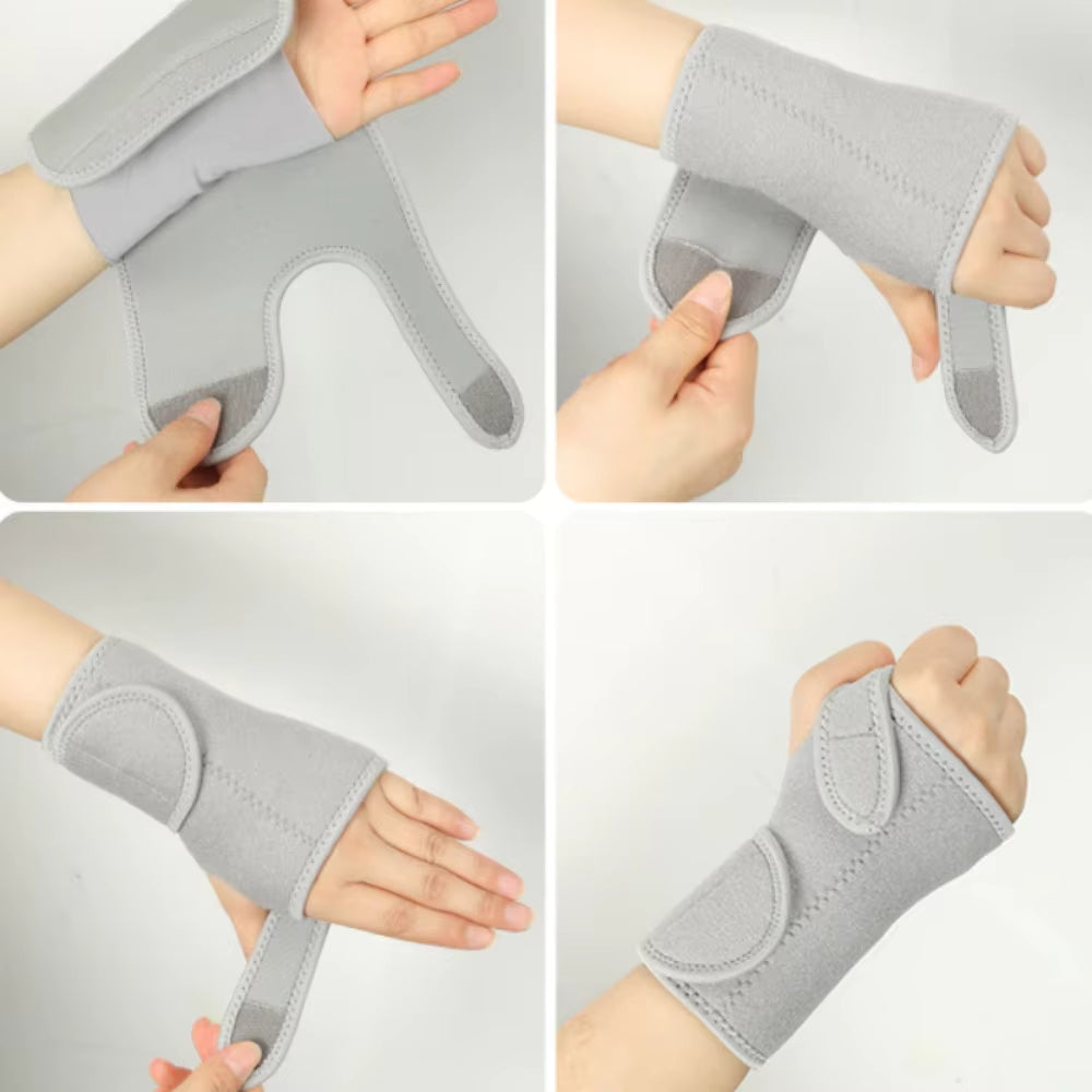 Adjustable Wrist Support Brace with Metal Splint