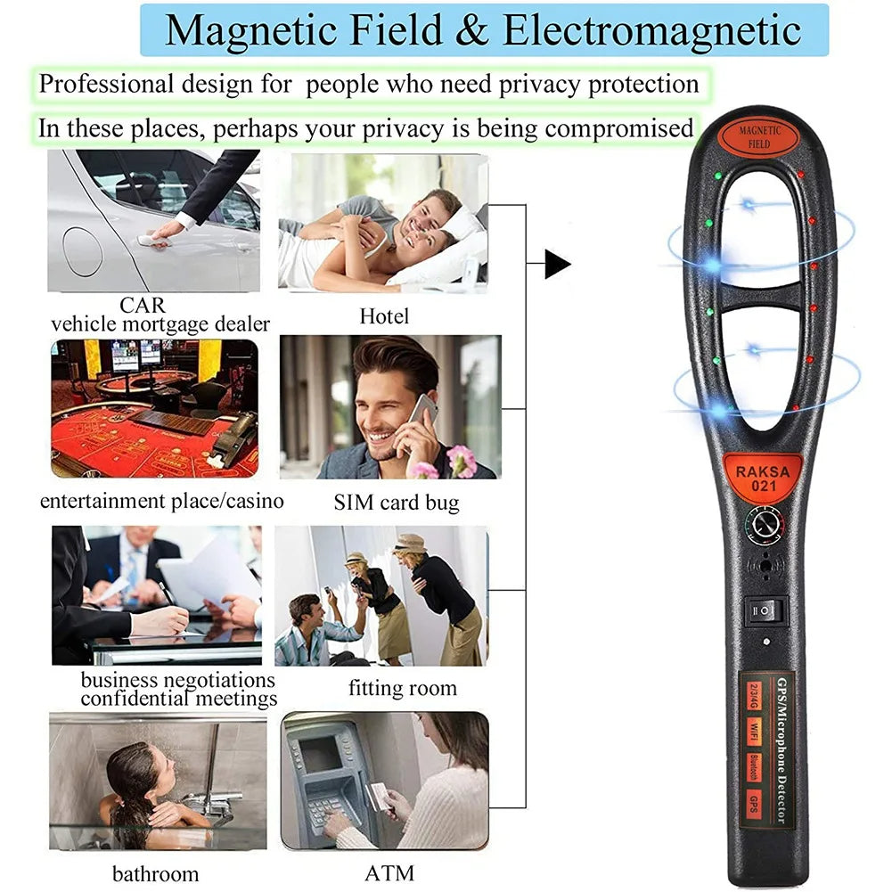 Advanced Personal GPS Tracker Detector with Free Detection Tube