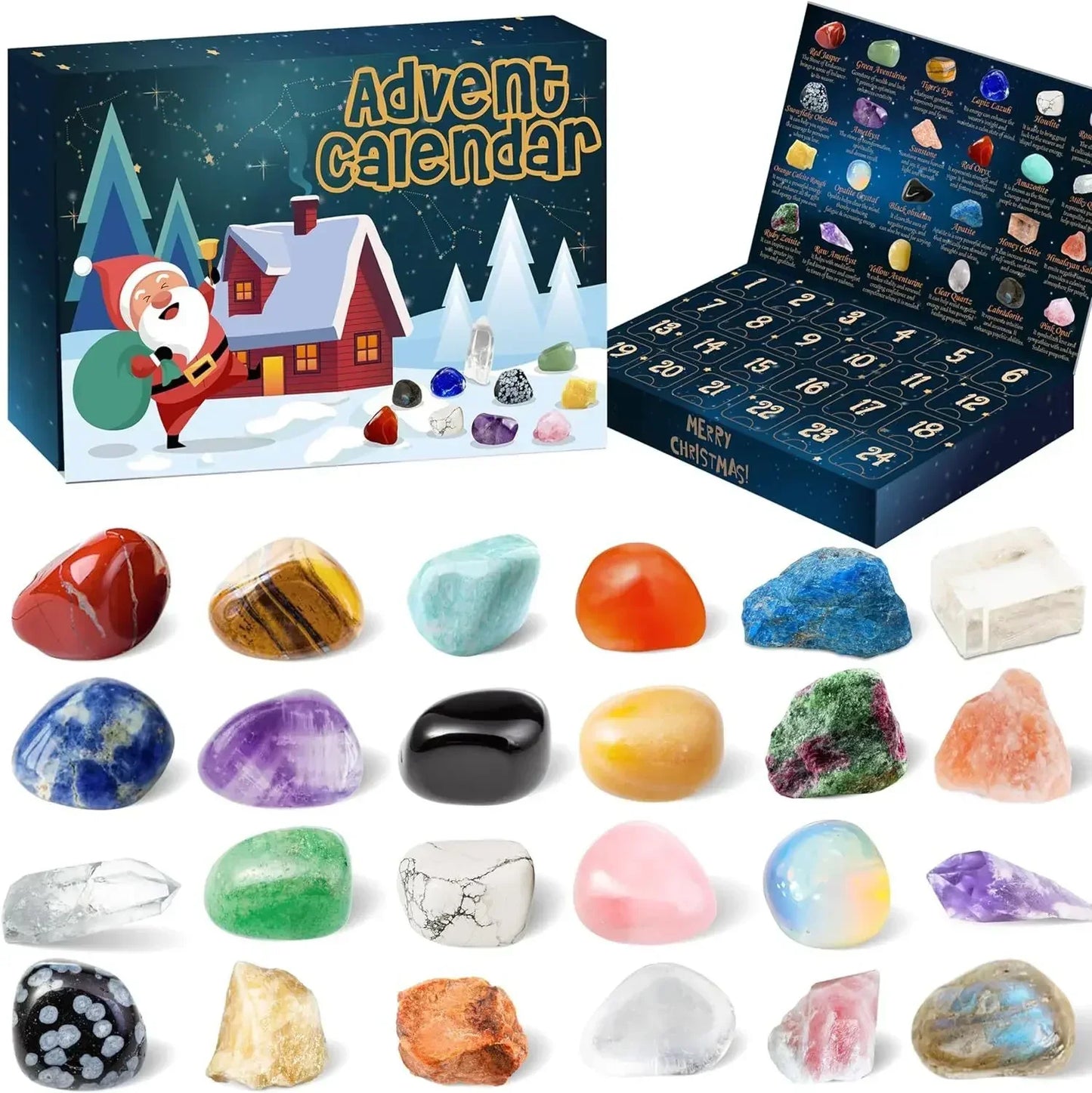 Advent Calendar – 24 Natural Crystal Treasures