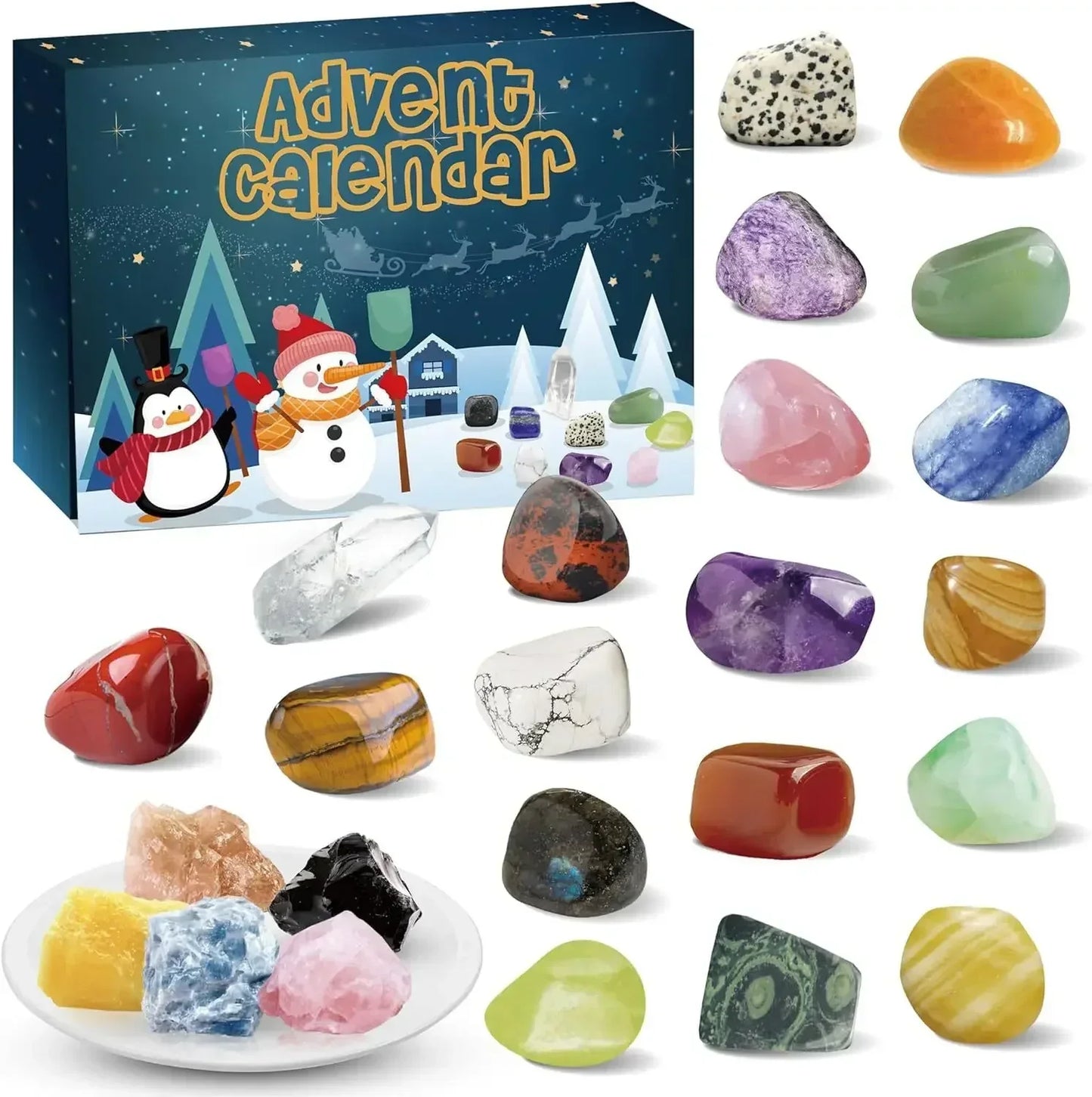 Advent Calendar – 24 Natural Crystal Treasures