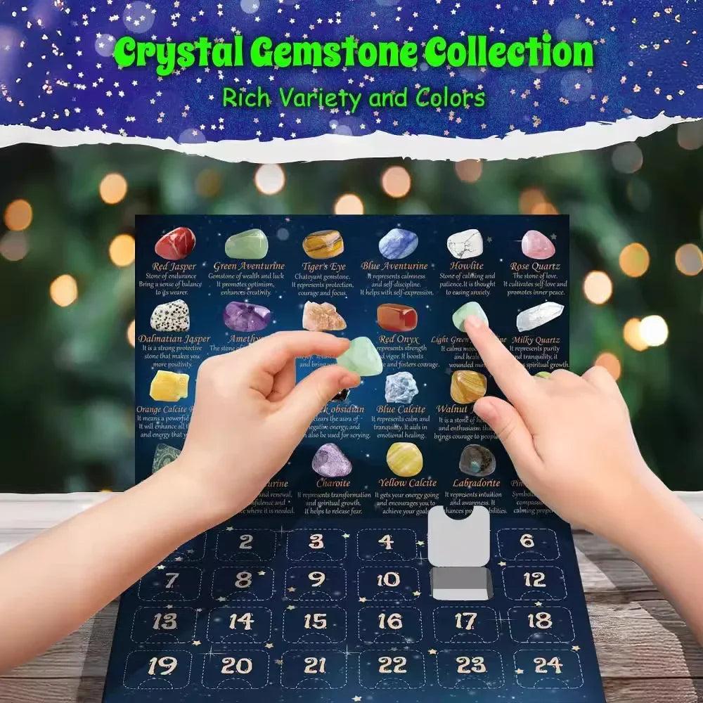 Advent Calendar – 24 Natural Crystal Treasures