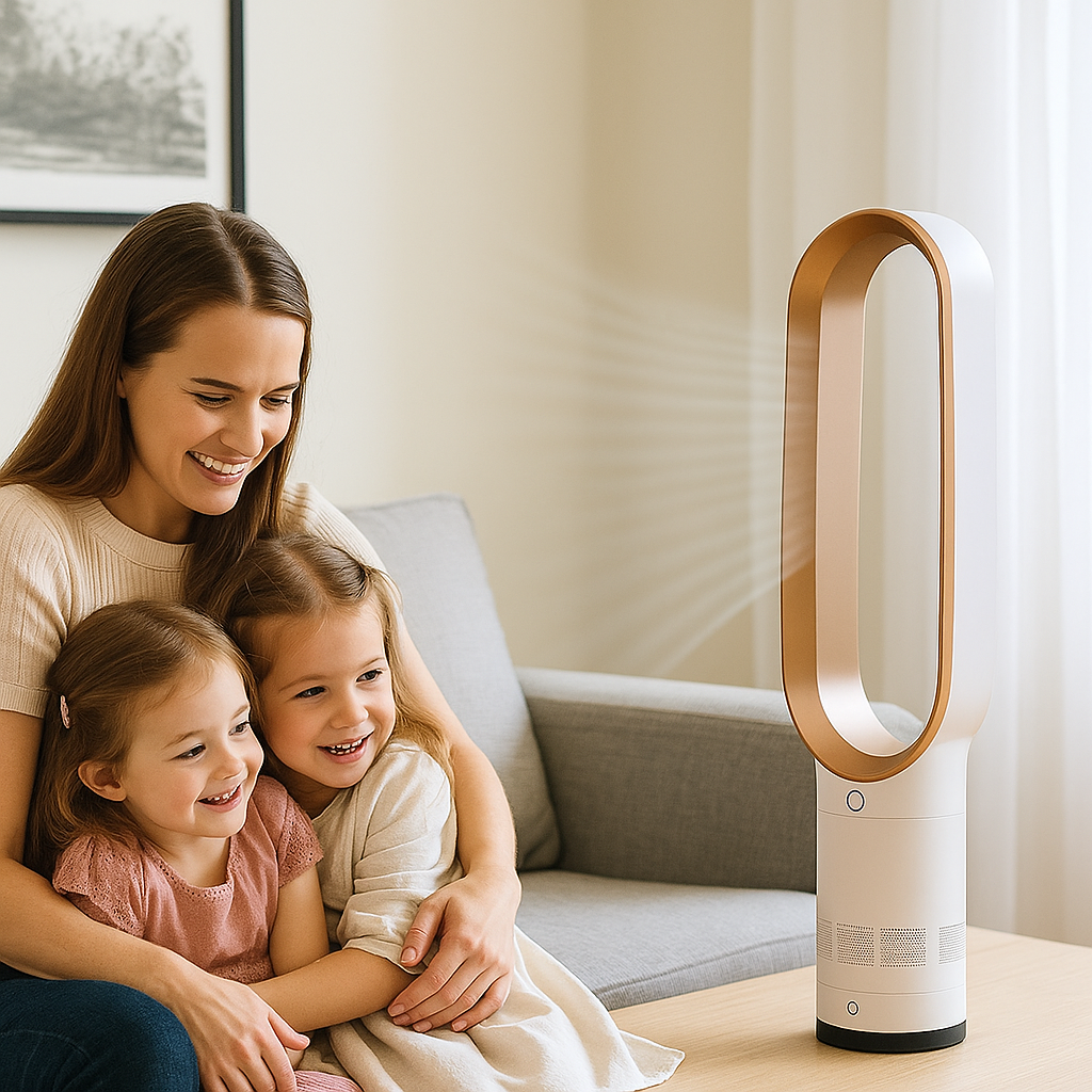 Air Cooler/Fan Without Rotating Blades