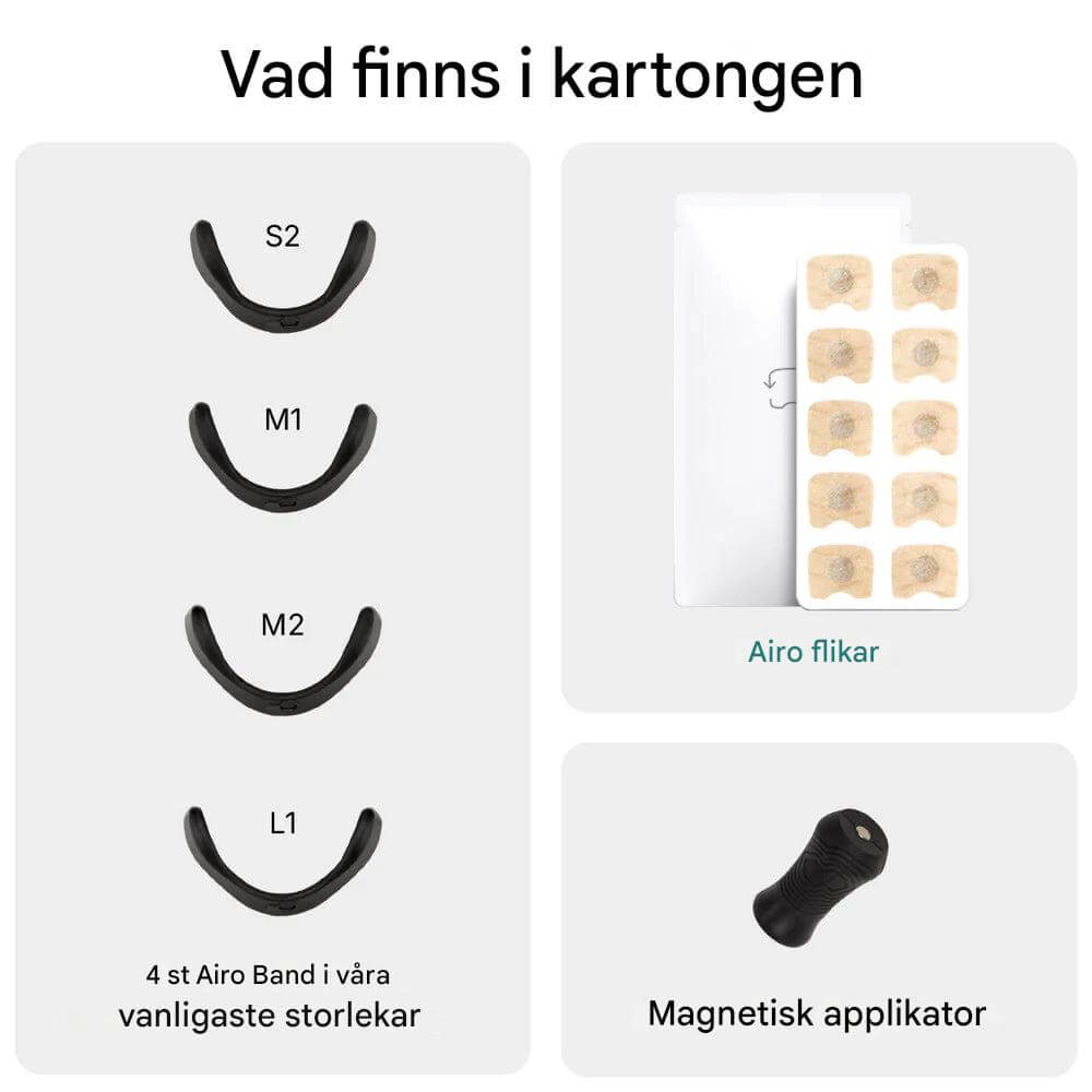 Airo Magnetic Nose Band Set - The New Standard for Breathing
