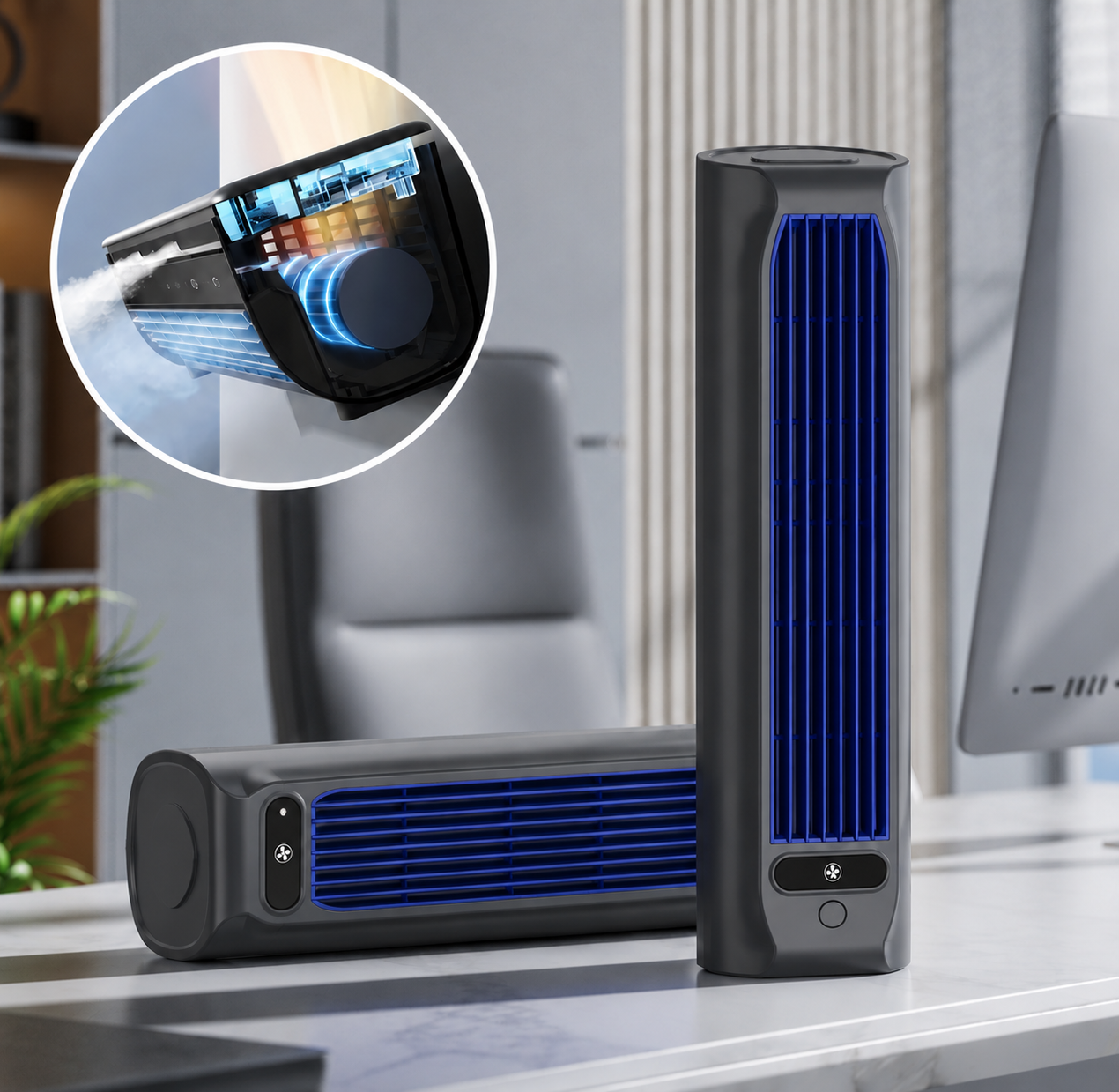 AirWave – Portable Rechargeable Air Conditioner