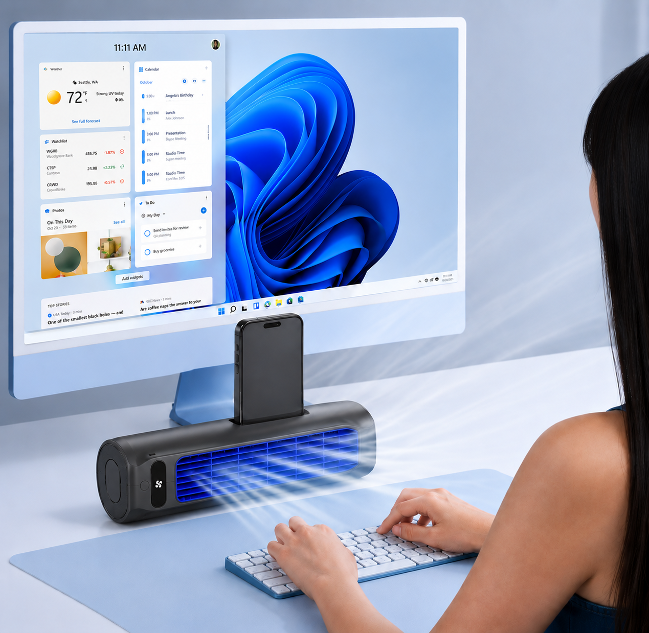 AirWave – Portable Rechargeable Air Conditioner