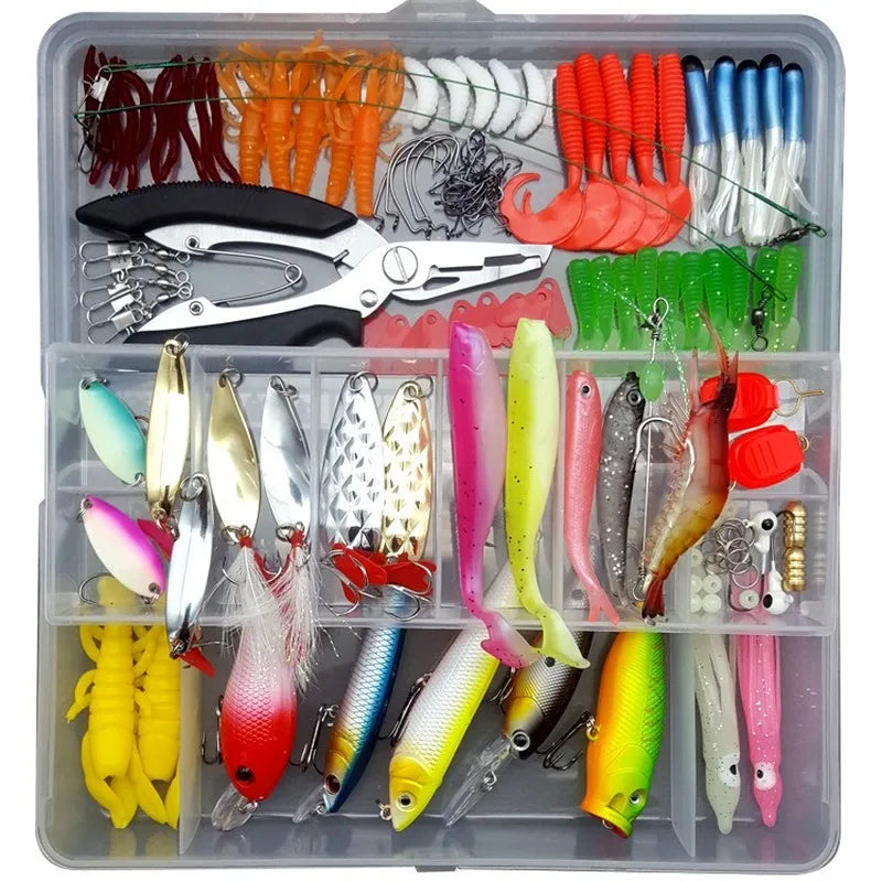 All-in-One Fishing Lure Kit for Freshwater & Saltwater