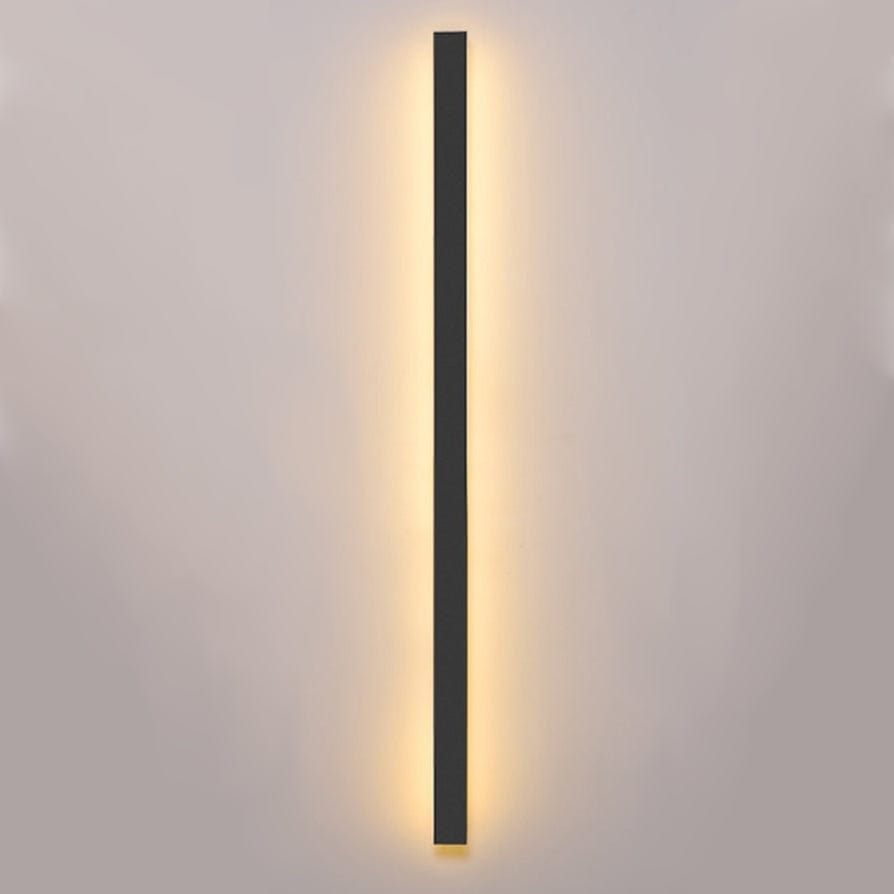 Aluminium Backlit Modern Outdoor Wall Sconce