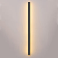 Aluminium Backlit Modern Outdoor Wall Sconce