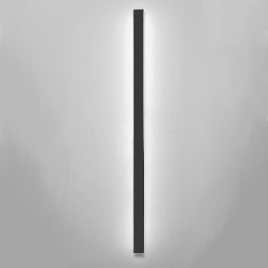 Aluminium Backlit Modern Outdoor Wall Sconce