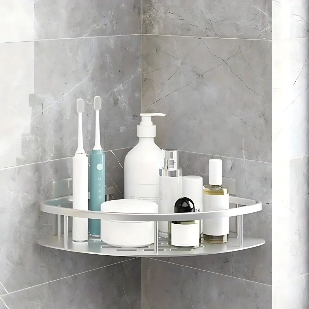 Aluminum Shower Shelf - Self-Adhesive | Rust-Free | Stylish