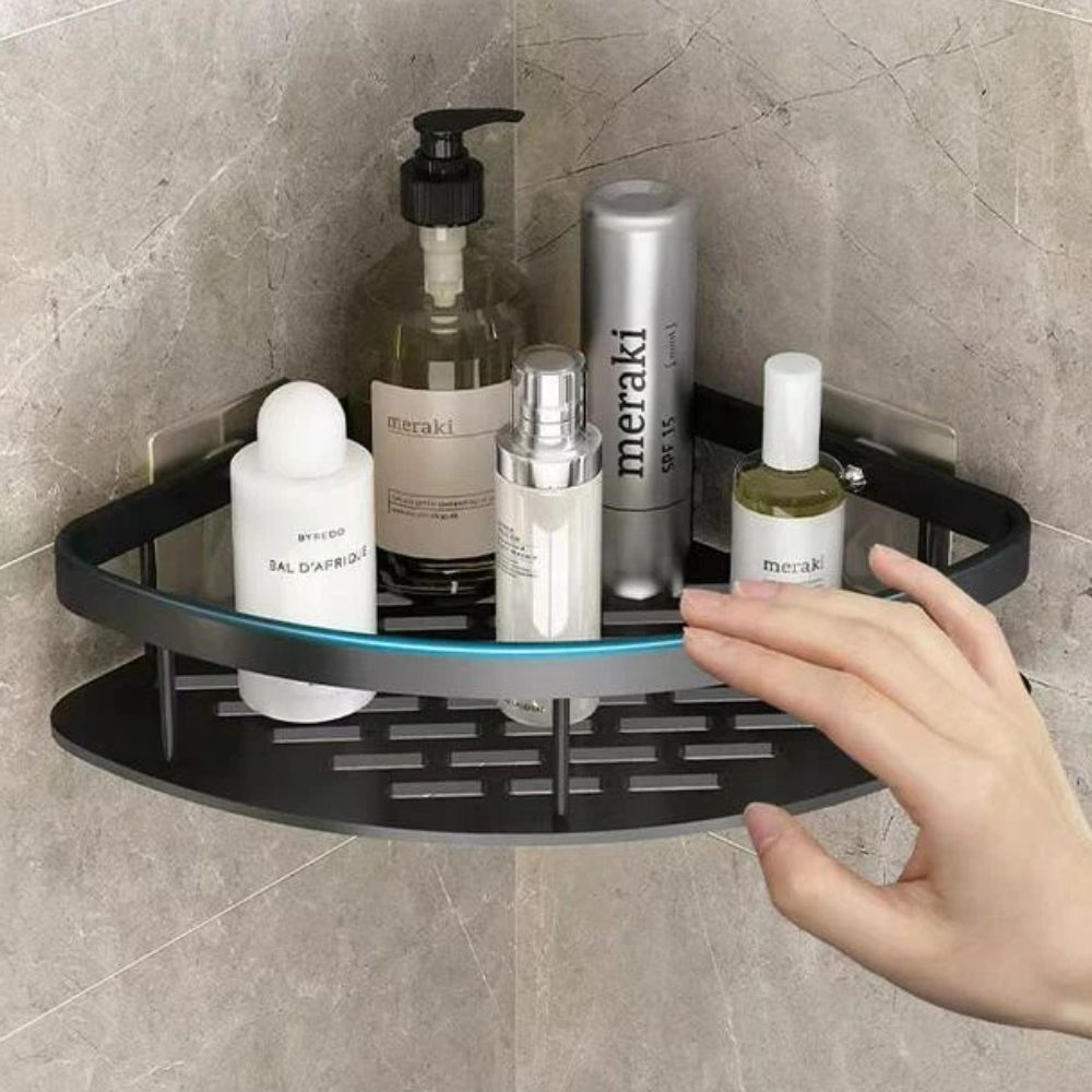 Aluminum Shower Shelf - Self-Adhesive | Rust-Free | Stylish