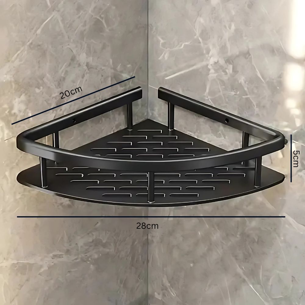 Aluminum Shower Shelf - Self-Adhesive | Rust-Free | Stylish