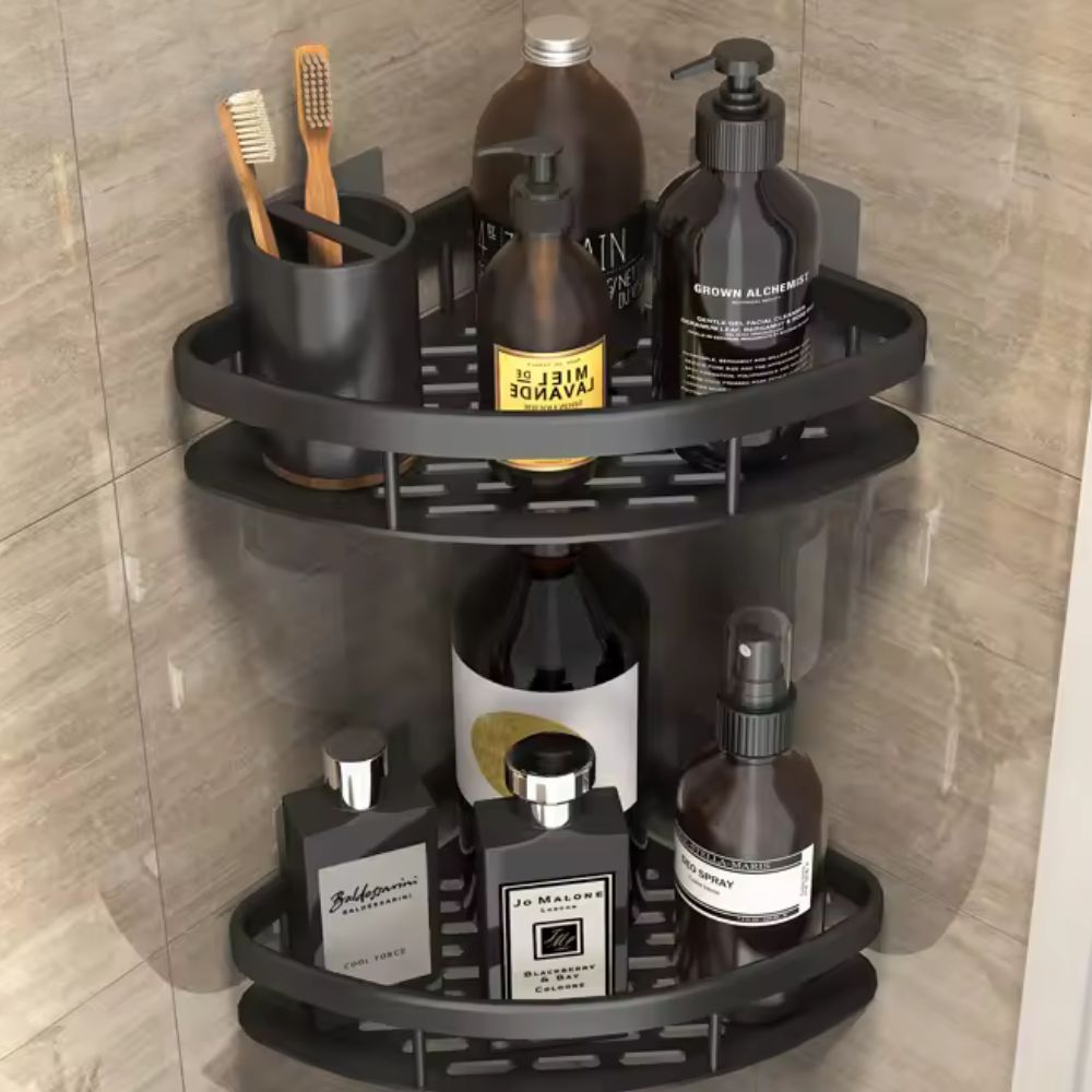 Aluminum Shower Shelf - Self-Adhesive | Rust-Free | Stylish