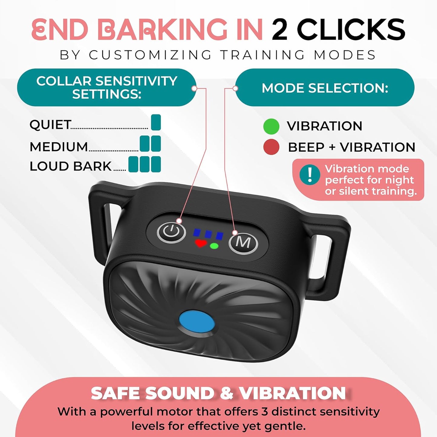 Anti-Bark Collar for Small Dogs