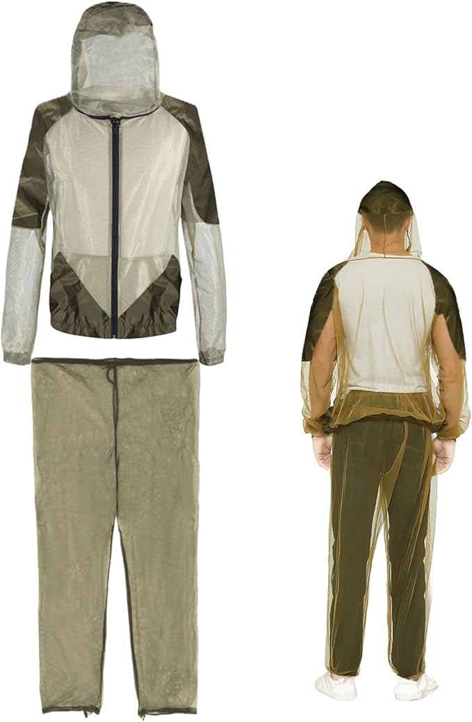 Anti-Mosquito Hooded Suit - Lightweight Outdoor Protection