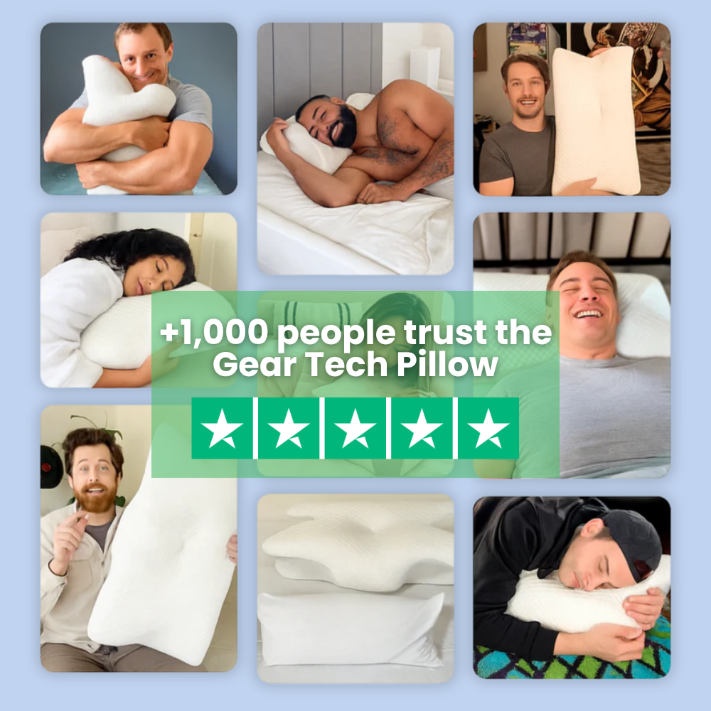 Anti-Snore Pillow | Ergonomic Neck and Head Support | White