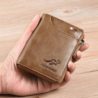 Anti Theft Leather Wallet