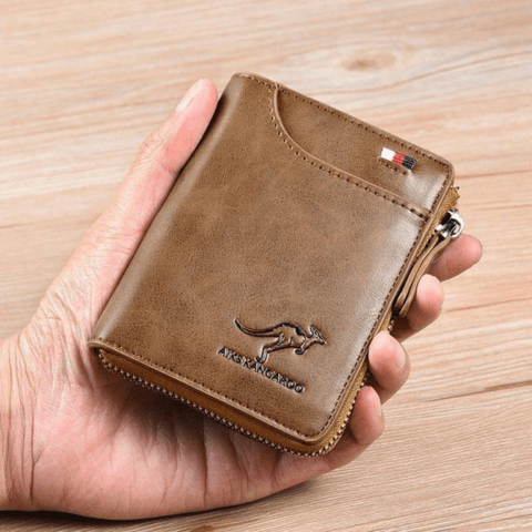 Anti Theft Leather Wallet