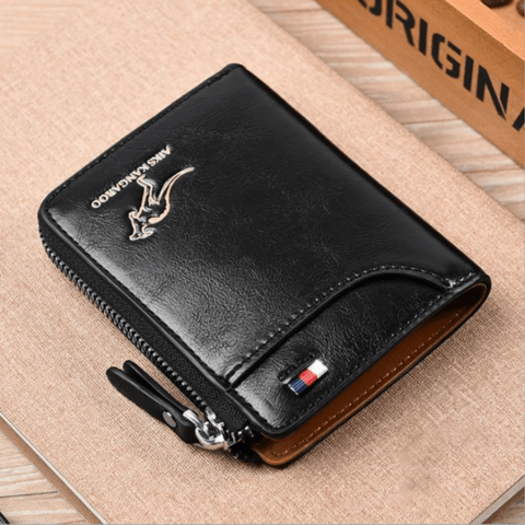 Anti Theft Leather Wallet