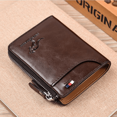 Anti Theft Leather Wallet