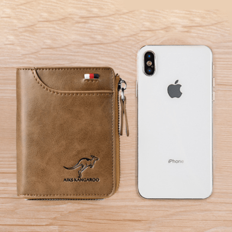 Anti Theft Leather Wallet