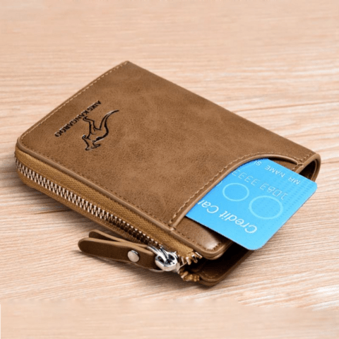Anti Theft Leather Wallet