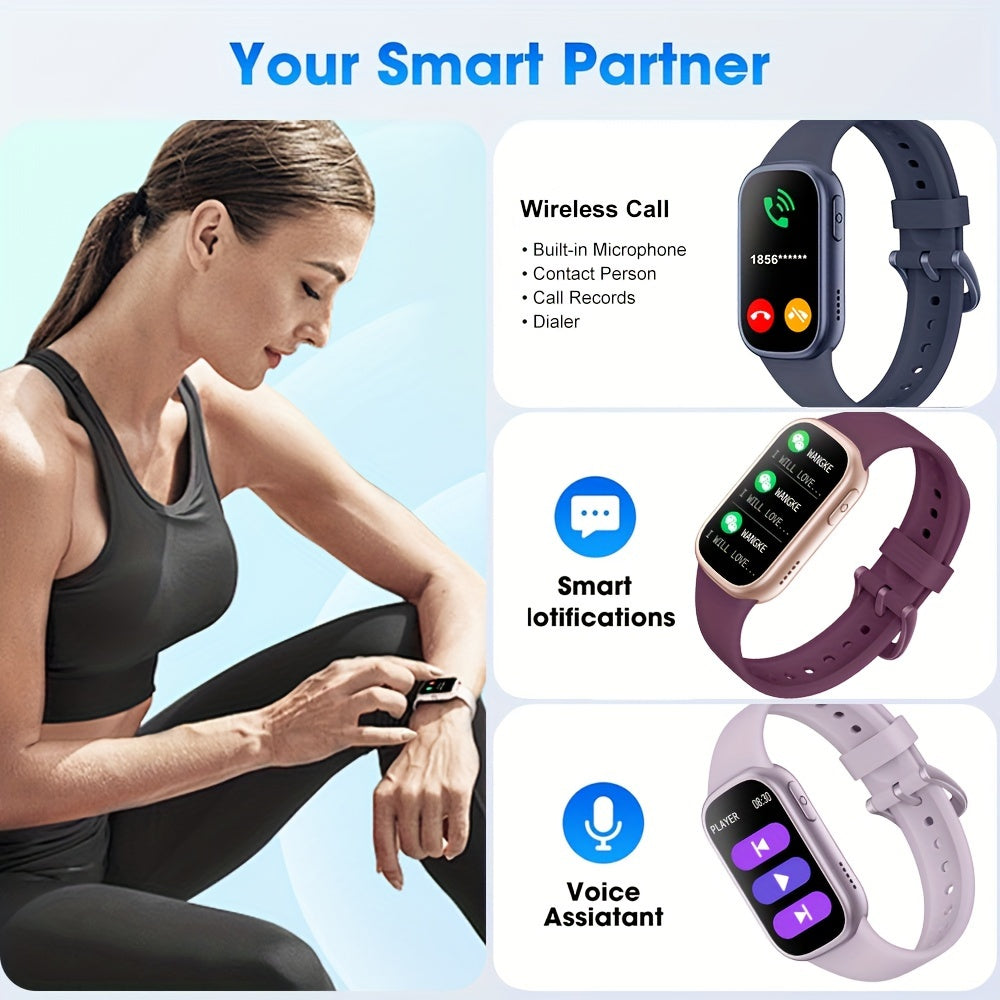 AquaFit Waterproof Smartwatch – Long Battery Life Fitness Tracker for Active Lifestyles
