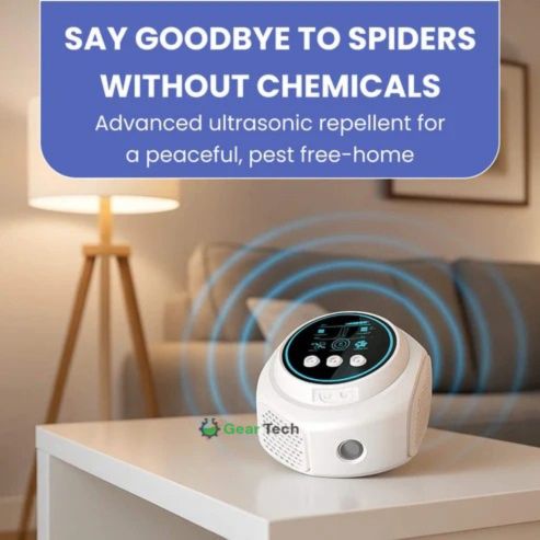 Arava Plug-In Ultrasonic Spider Repeller, No Chemicals