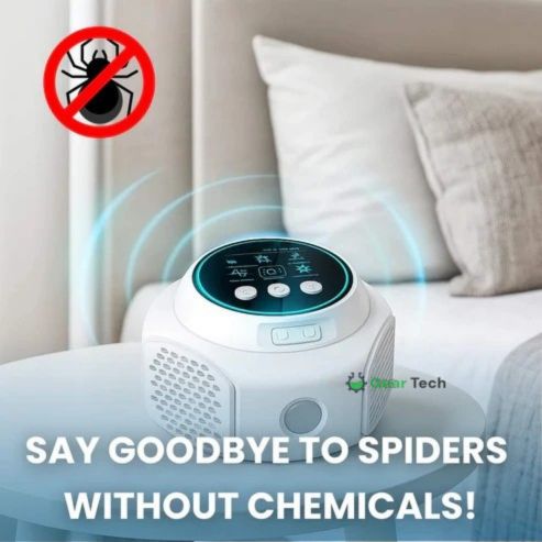 Arava Plug-In Ultrasonic Spider Repeller, No Chemicals