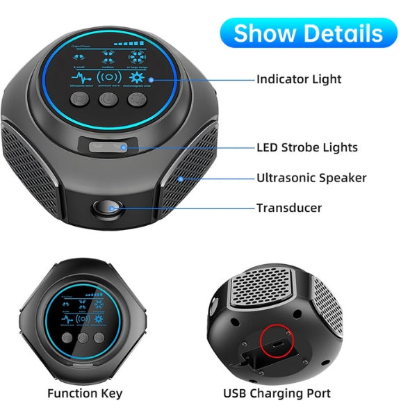 Arava Plug-In Ultrasonic Spider Repeller, No Chemicals