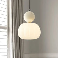 Art Deco Pendant Lamp - Cream, Bauhaus Design