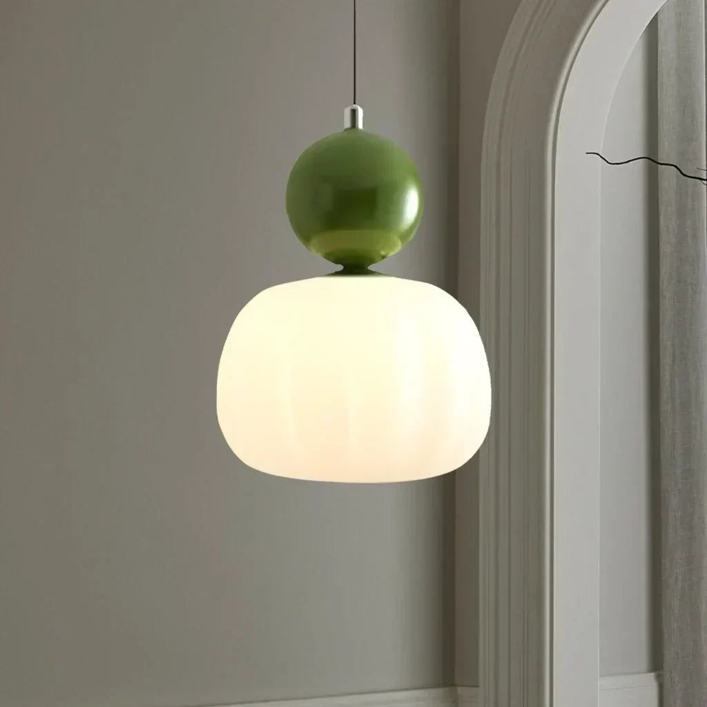 Art Deco Pendant Lamp - Cream, Bauhaus Design